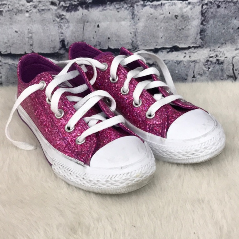 Children’s Pink Holographic Sparkle Shoes (667)